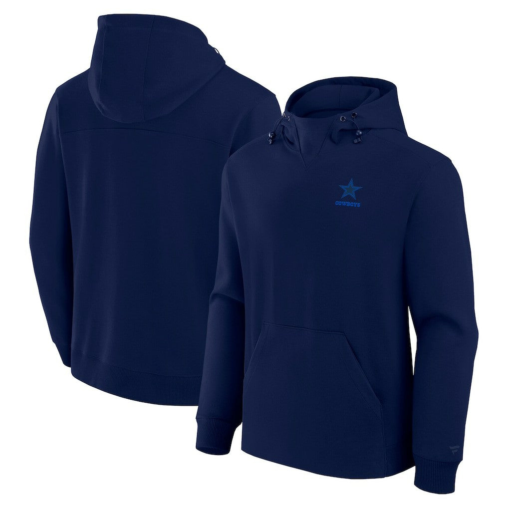 Dallas Cowboys Unisex Front Office Tonal Tri-Blend Pullover Hoodie Navy - Fanatics