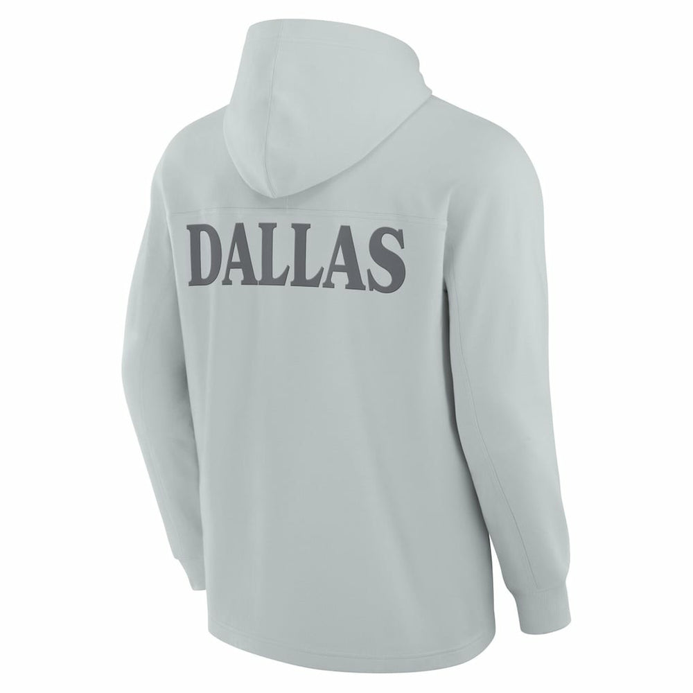 Dallas Cowboys Elements Blaze Tri-Blend Long Sleeve Hoodie T-Shirt Gray - Fanatics