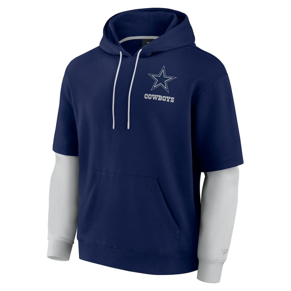 Dallas Cowboys Unisex Sleek Elements Pullover Hoodie Navy - Fanatics