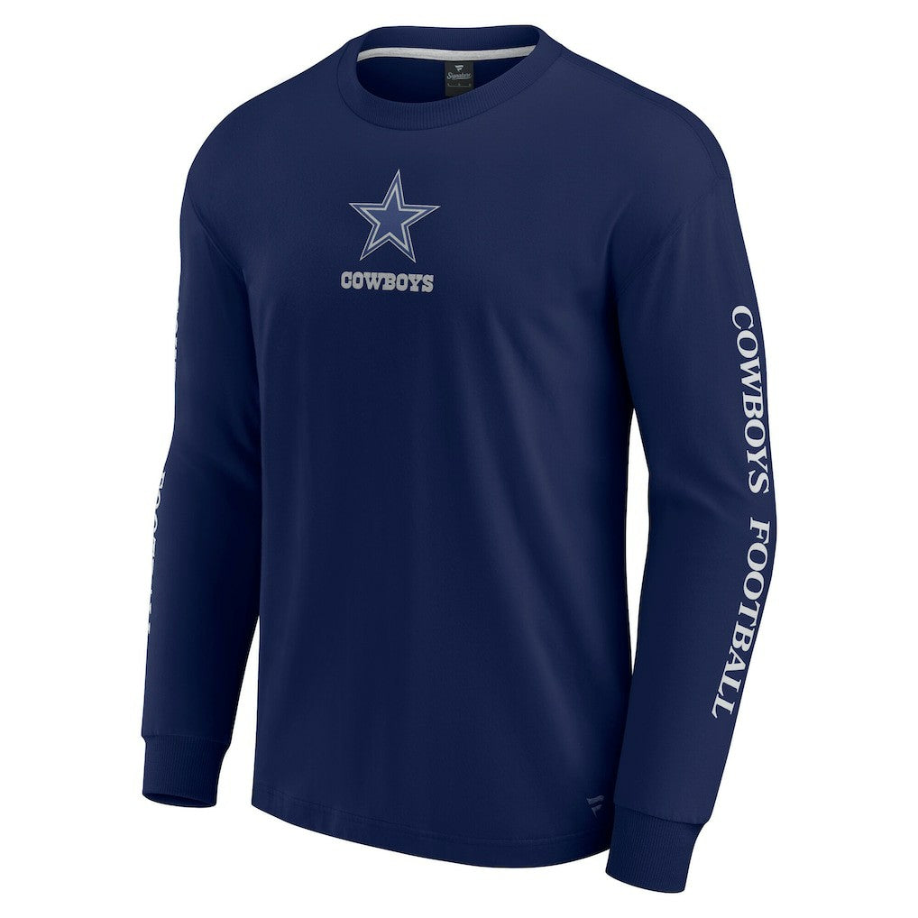 Dallas Cowboys Unisex Elements Strive Long Sleeve T-Shirt Navy - Fanatics