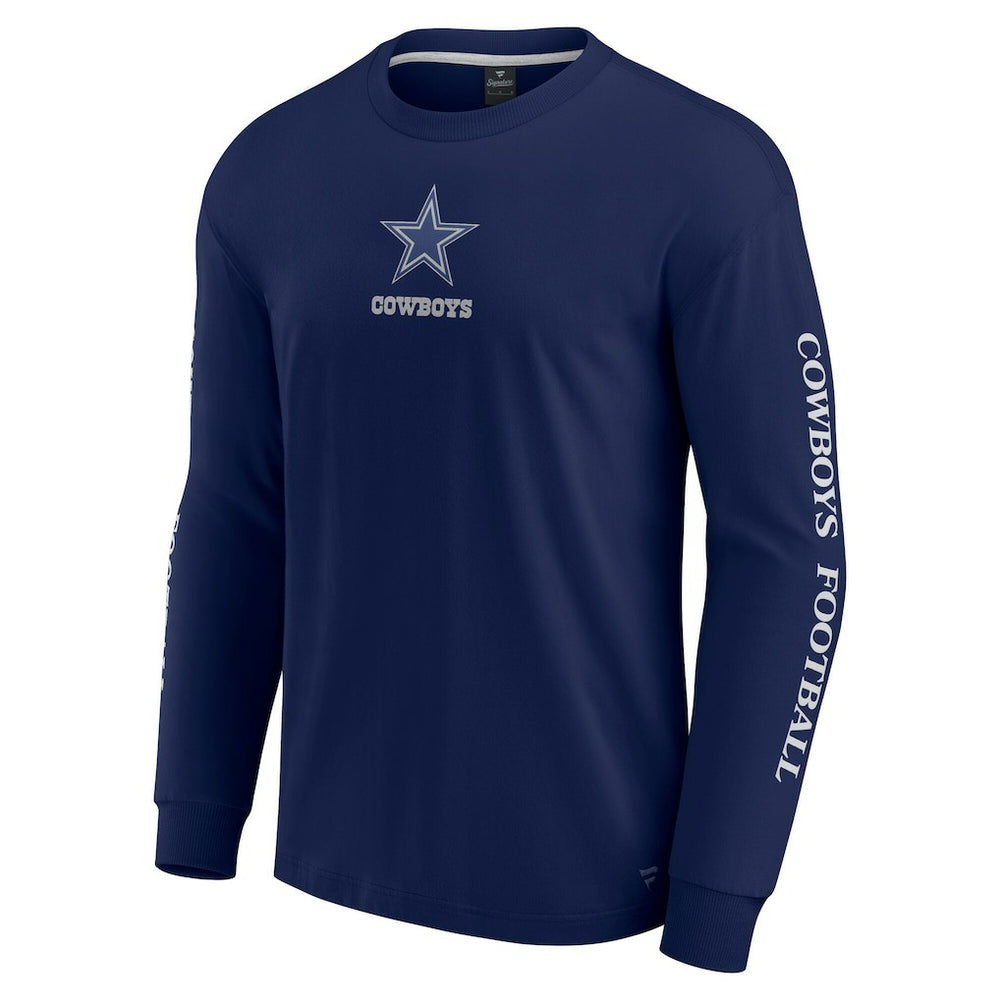 Dallas Cowboys Unisex Elements Strive Long Sleeve T-Shirt Navy - Fanatics