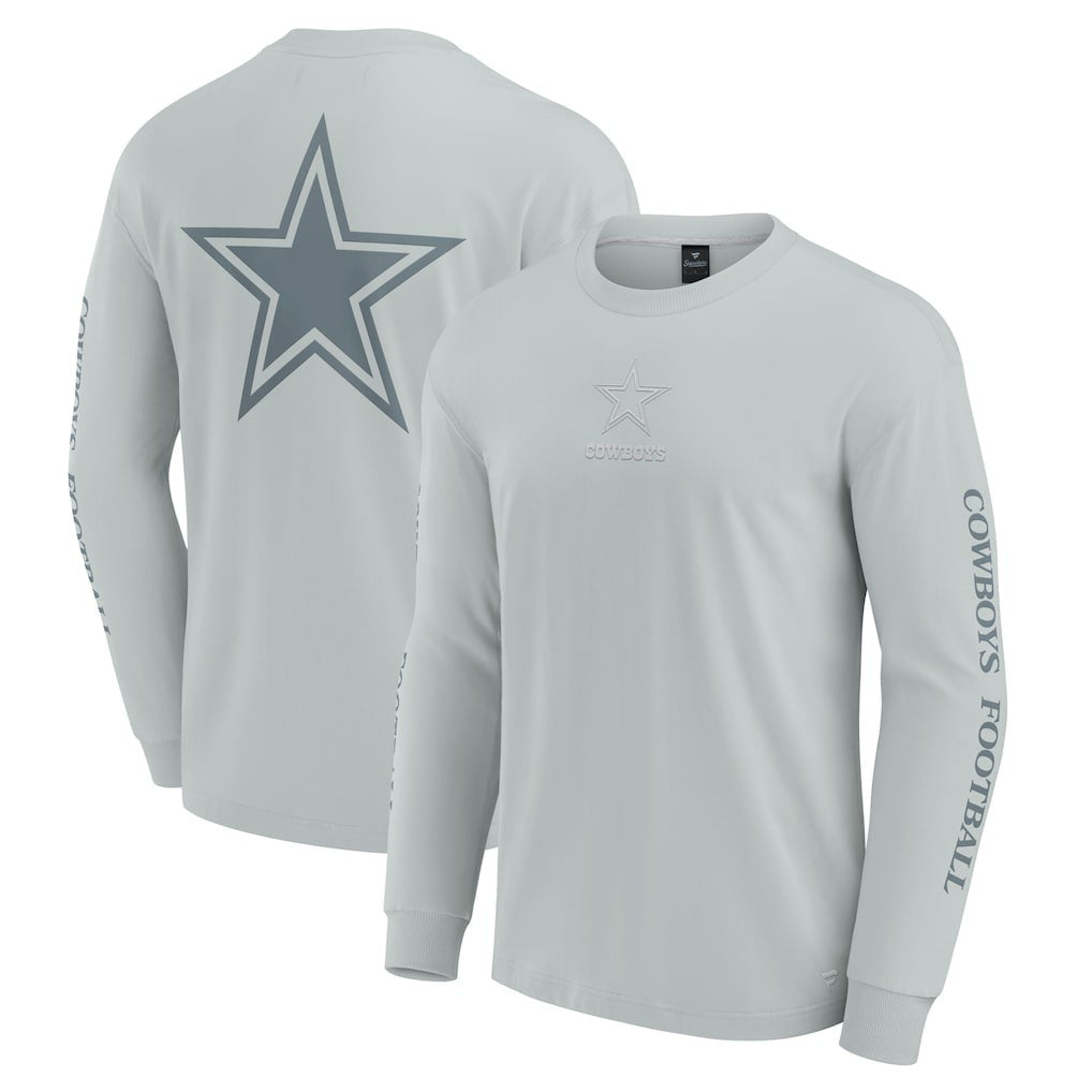 Dallas Cowboys Unisex Elements Strive Long Sleeve T-Shirt Gray - Fanatics