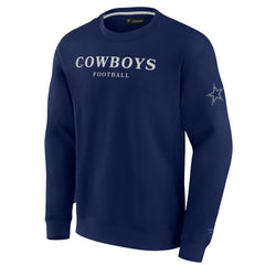 Dallas Cowboys Unisex Elements Unlimited Fleece Pullover Sweatshirt Navy - Fanatics