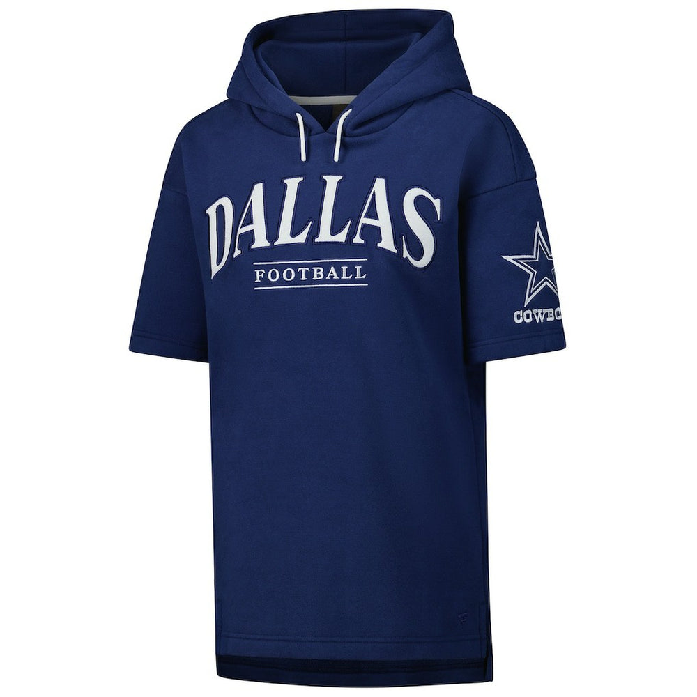 Dallas Cowboys Unisex Elements Ready Short Sleeve Pullover Hoodie Navy - Fanatics