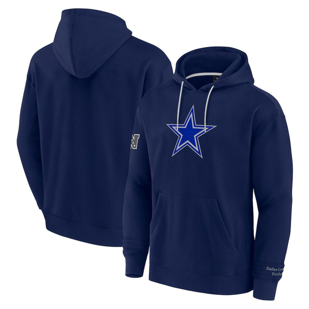 Dallas Cowboys Elements Pace Pullover Hoodie Navy - Fanatics