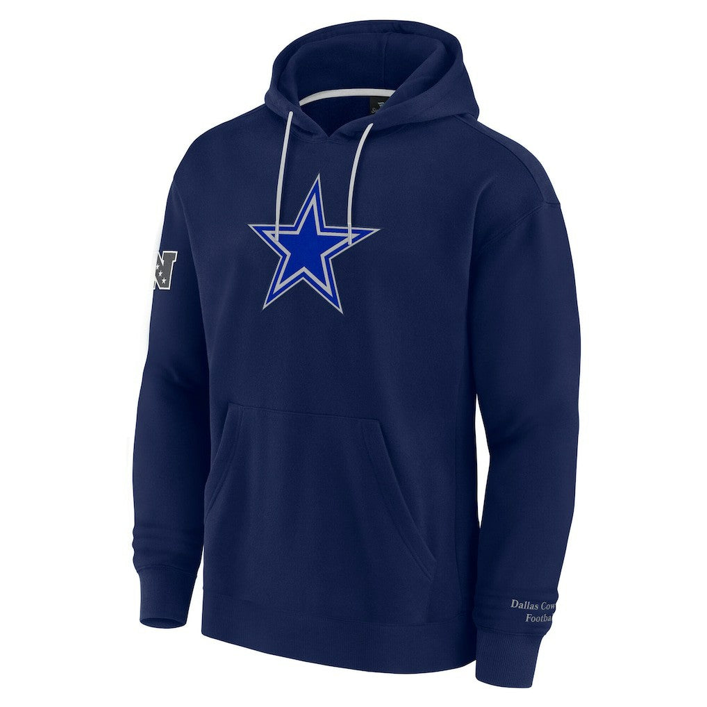 Dallas Cowboys Elements Pace Pullover Hoodie Navy - Fanatics