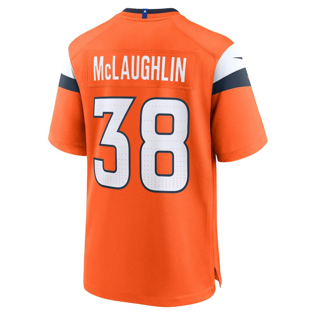 Jaleel McLaughlin Denver Broncos Team Game Jersey Orange - Nike
