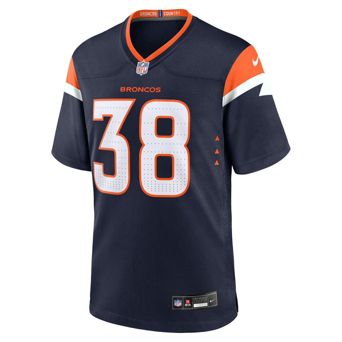 Jaleel McLaughlin Denver Broncos Alternate Game Jersey Navy - Nike