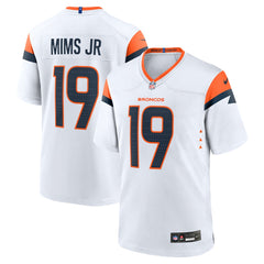 Marvin Mims Jr Denver Broncos Game Jersey White - Nike