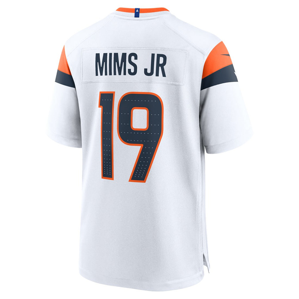 Marvin Mims Jr Denver Broncos Game Jersey White - Nike