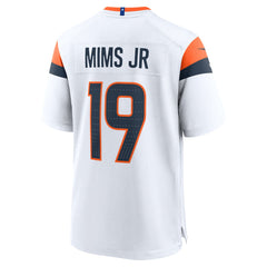 Marvin Mims Jr Denver Broncos Game Jersey White - Nike
