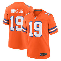 Marvin Mims Jr Denver Broncos Mile High Collection 1977 Throwback Player Game Jersey Orange - Nike