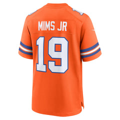 Marvin Mims Jr Denver Broncos Mile High Collection 1977 Throwback Player Game Jersey Orange - Nike