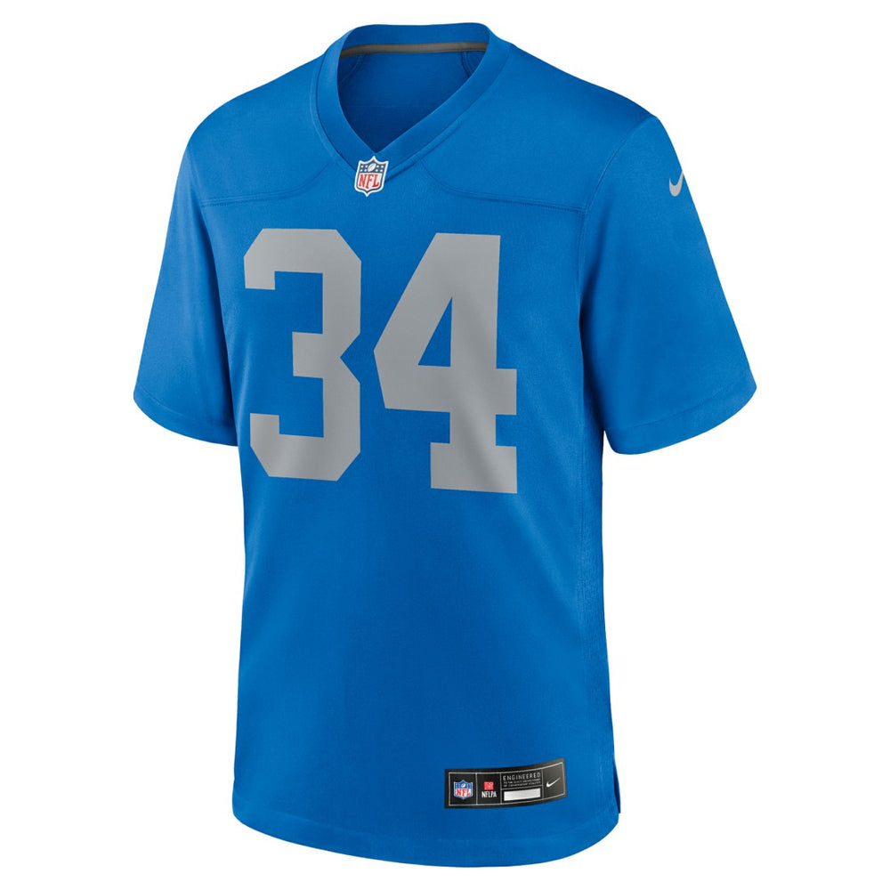 Alex Anzalone Detroit Lions Alternate Game Jersey Blue - Nike