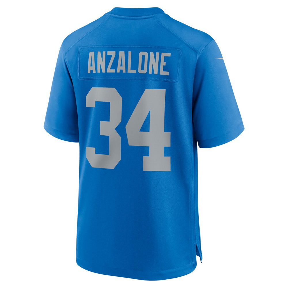 Alex Anzalone Detroit Lions Alternate Game Jersey Blue - Nike