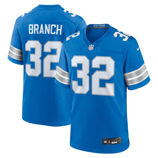Brian Branch Detroit Lions Game Jersey - Blue | NFL Jerseys