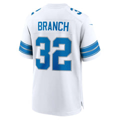 Brian Branch Detroit Lions White Game Jersey White - Nike
