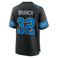 Brian Branch Detroit Lions Alternate Game Jersey Black - Nike