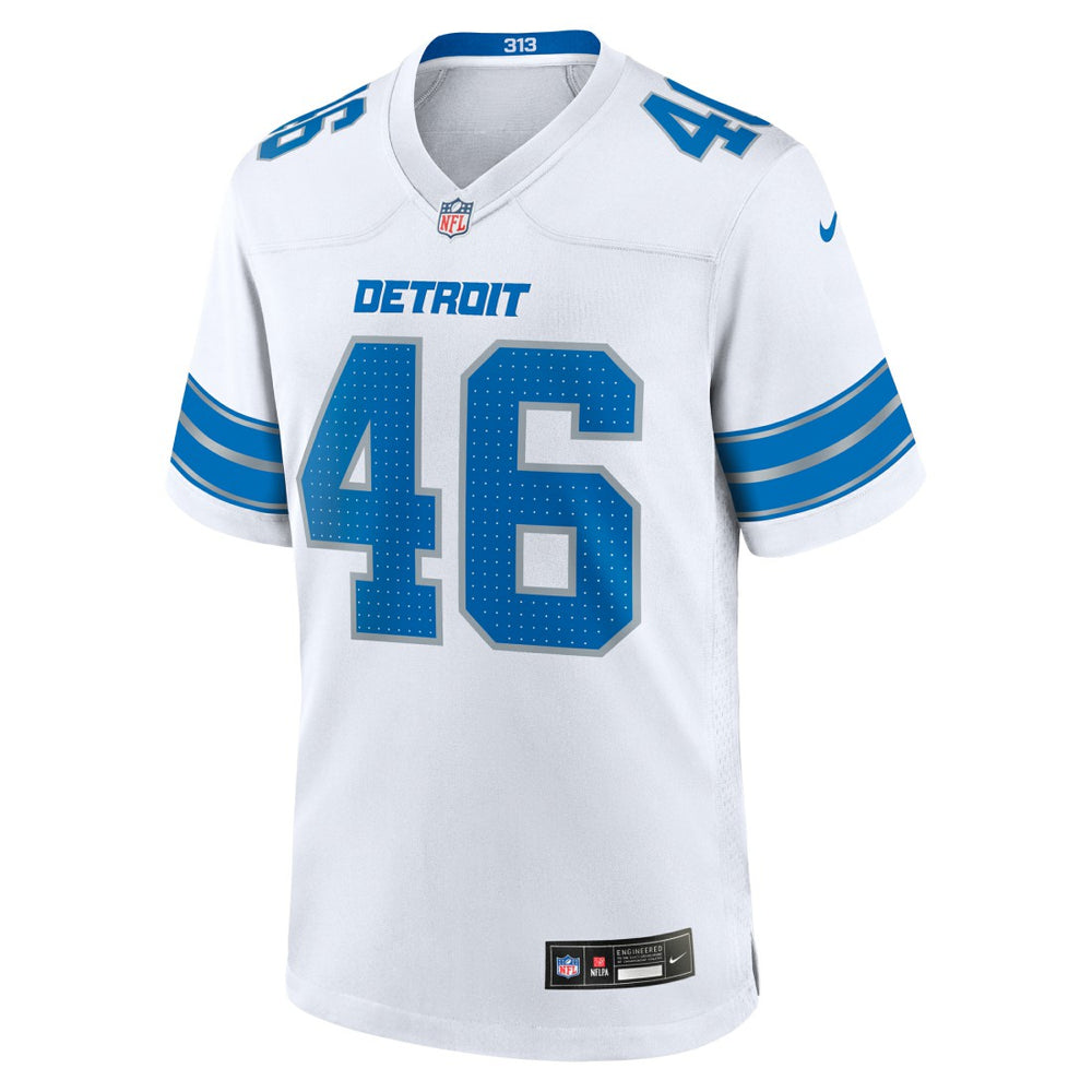 Jack Campbell Detroit Lions White Game Jersey White - Nike