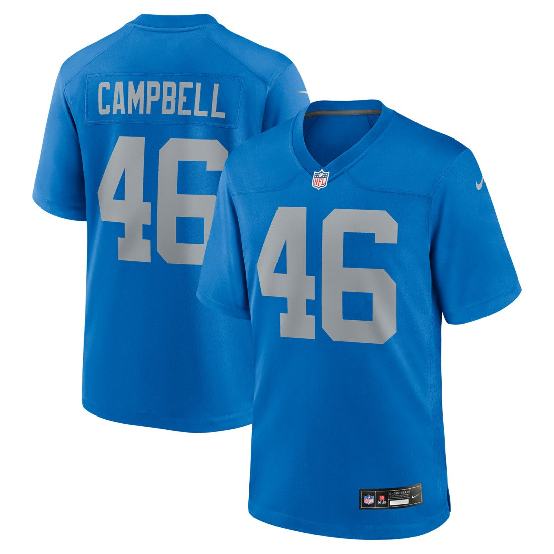 Jack Campbell Detroit Lions Alternate Game Jersey Blue - Nike