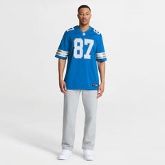 Sam LaPorta Detroit Lions Game Jersey Blue - Nike