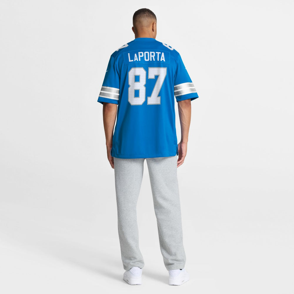 Sam LaPorta Detroit Lions Game Jersey Blue - Nike