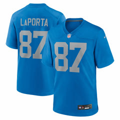 Sam LaPorta Detroit Lions Alternate Game Jersey Blue - Nike