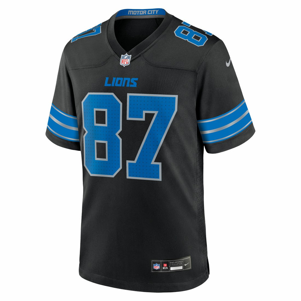 Sam LaPorta Detroit Lions 2nd Alternate Game Jersey Black - Nike