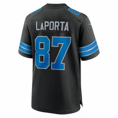 Sam LaPorta Detroit Lions 2nd Alternate Game Jersey Black - Nike
