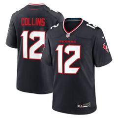 Nico Collins Houston Texans Game Jersey Navy - Nike
