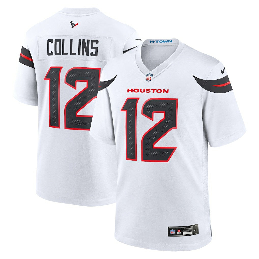 Nico Collins Houston Texans Game Jersey - White | NFL Jerseys