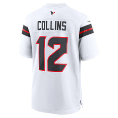 Nico Collins Houston Texans Game Jersey White - Nike