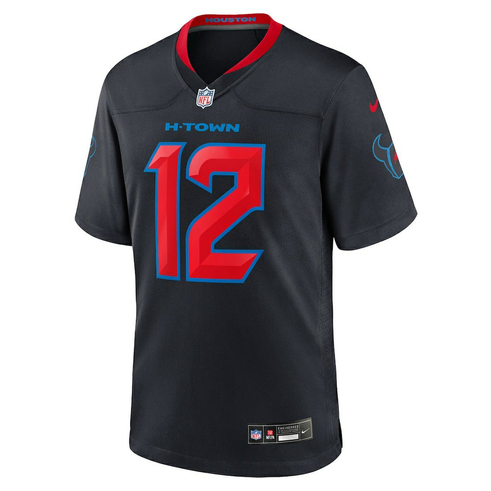 Nico Collins Houston Texans 2nd Alternate Game Jersey Navy - Nike
