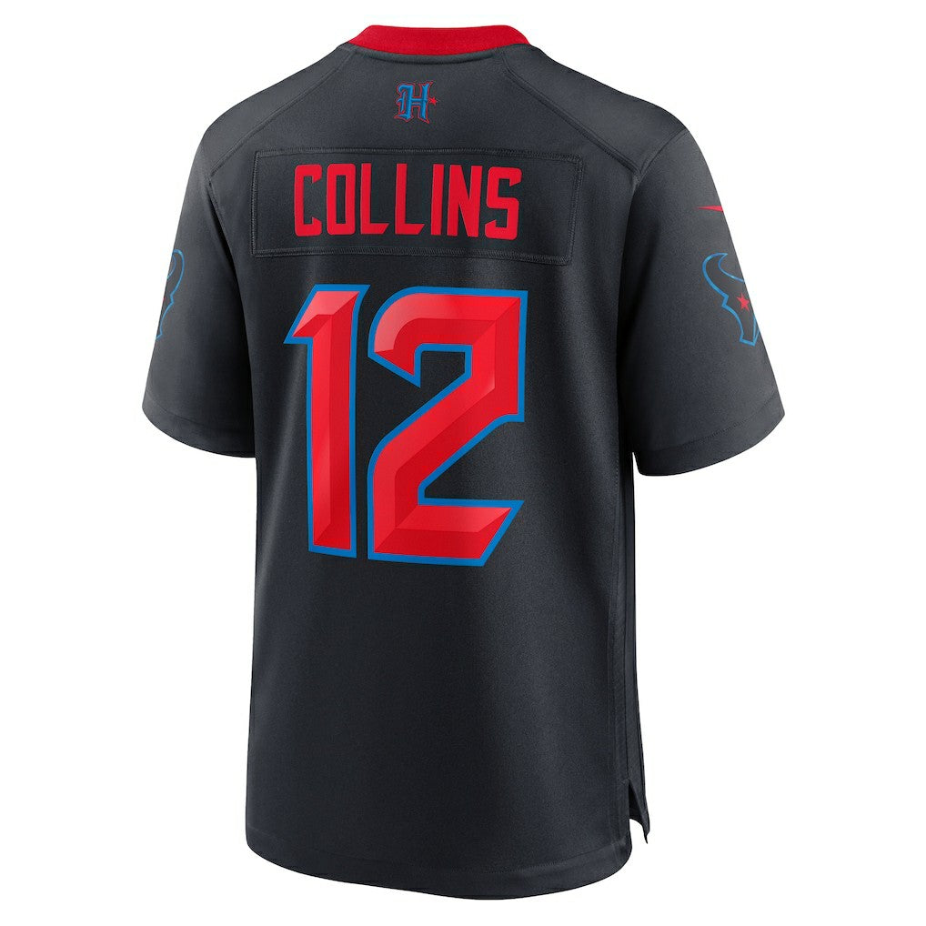 Nico Collins Houston Texans 2nd Alternate Game Jersey - Navy | NFL Jerseys