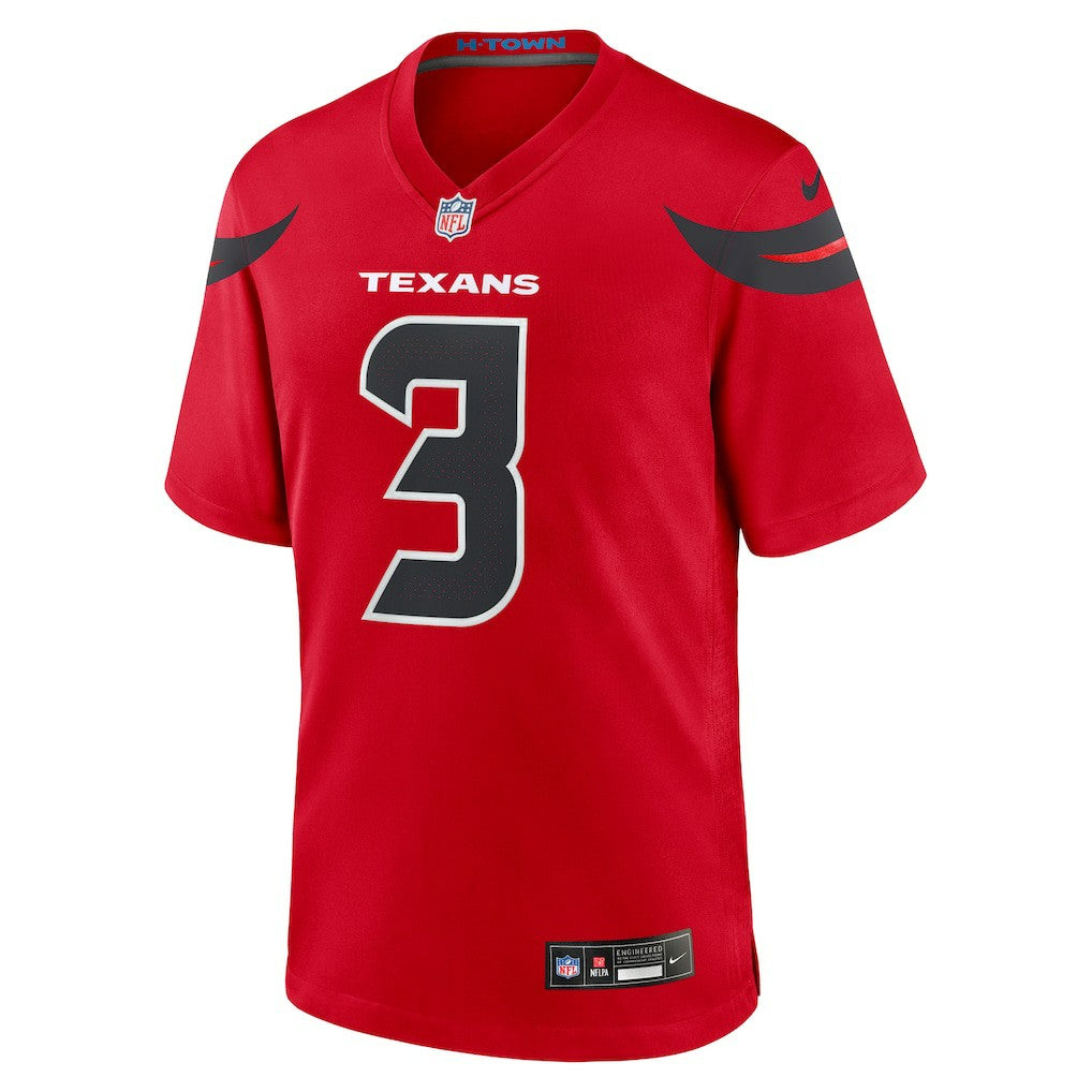 Tank Dell Houston Texans Alternate Game Jersey - Red | NFL Jerseys