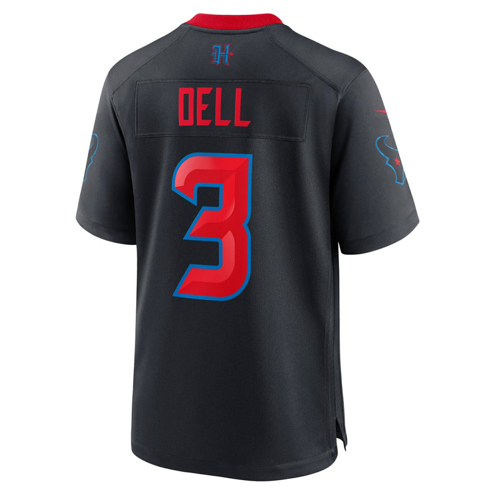 Tank Dell Houston Texans 2nd Alternate Game Jersey Navy - Nike