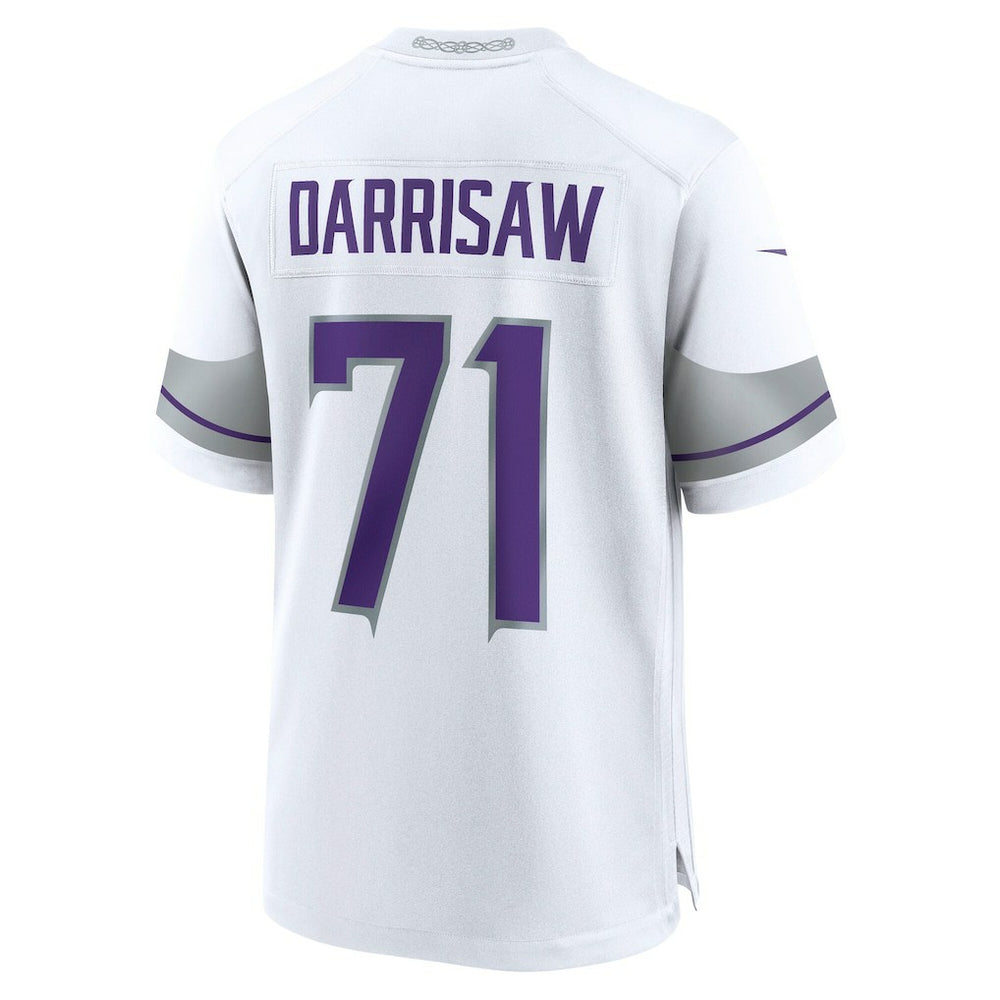 Christian Darrisaw Minnesota Vikings Alternate Game Jersey White - Nike