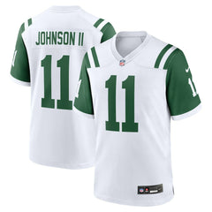 Jermaine Johnson II New York Jets Classic Alternate Game Jersey White - Nike