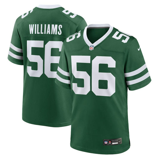 Quincy Williams New York Jets Game Player Jersey – Legacy Green | NFL Jerseys