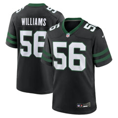 Quincy Williams New York Jets Alternate Game Jersey Legacy Black - Nike
