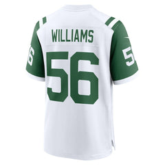 Quincy Williams New York Jets Alternate Game Jersey White - Nike