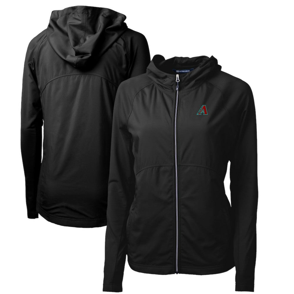 Arizona Diamondbacks Cutter & Buck Women's Adapt Eco Knit Hybrid Recycled Full-Zip Hoodie discount