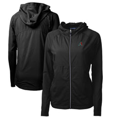 Arizona Diamondbacks Cutter & Buck Women's Adapt Eco Knit Hybrid Recycled Full-Zip Hoodie discount