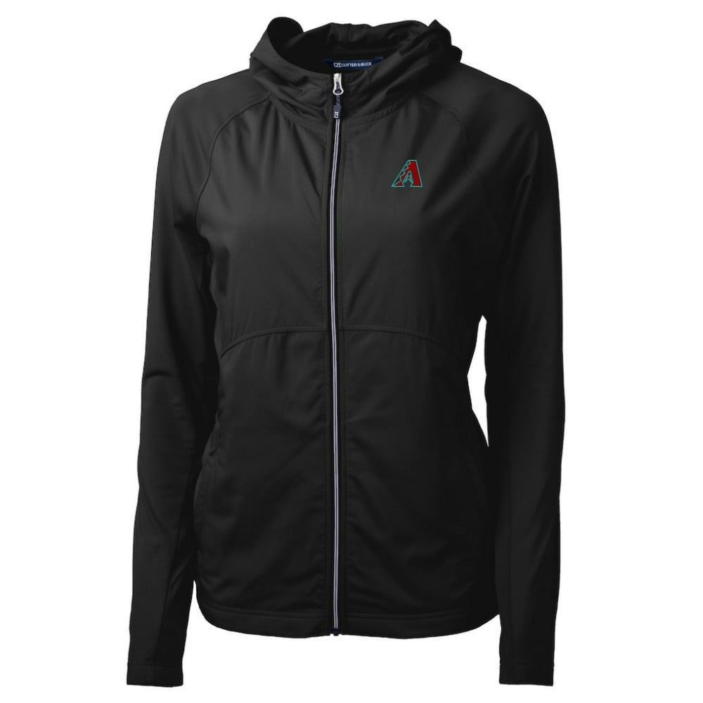 Arizona Diamondbacks Cutter & Buck Women's Adapt Eco Knit Hybrid Recycled Full-Zip Hoodie discount