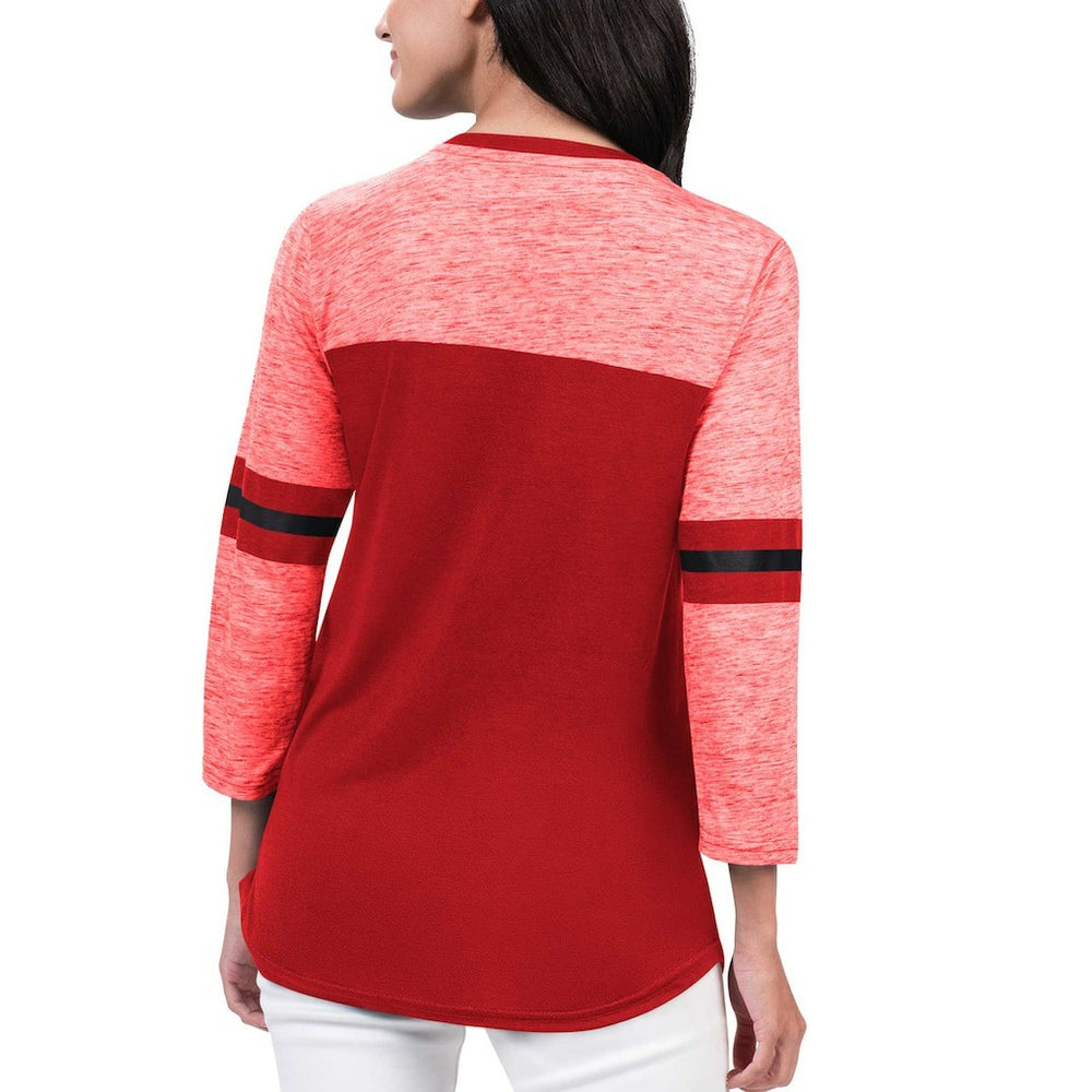 NBA - Chicago Bulls G-III 4Her by Carl Banks Women's Play the Game 3/4-Sleeve T-Shirt - Red