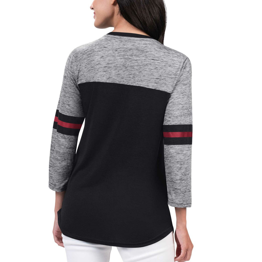 NBA - Miami Heat G-III 4Her by Carl Banks Women's Play the Game 3/4-Sleeve T-Shirt - Black