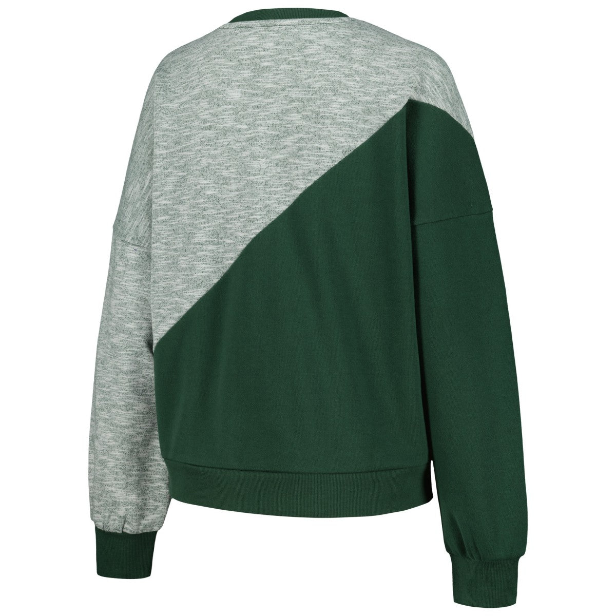 NBA - Milwaukee Bucks G-III 4Her by Carl Banks Women's Benches Split Pullover Sweatshirt - Hunter Green