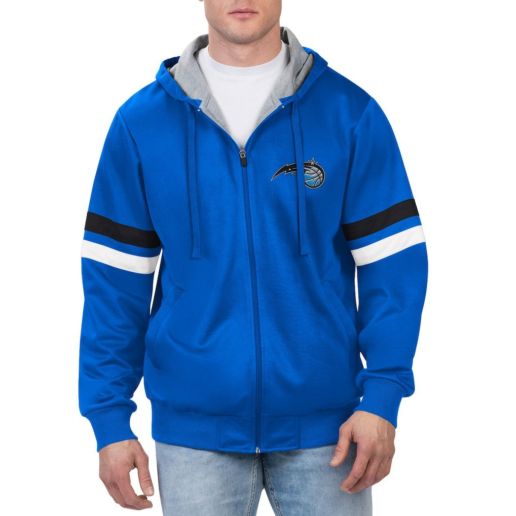 NBA - Orlando Magic G-III Sports by Carl Banks Contender Full-Zip Hoodie Jacket - Blue