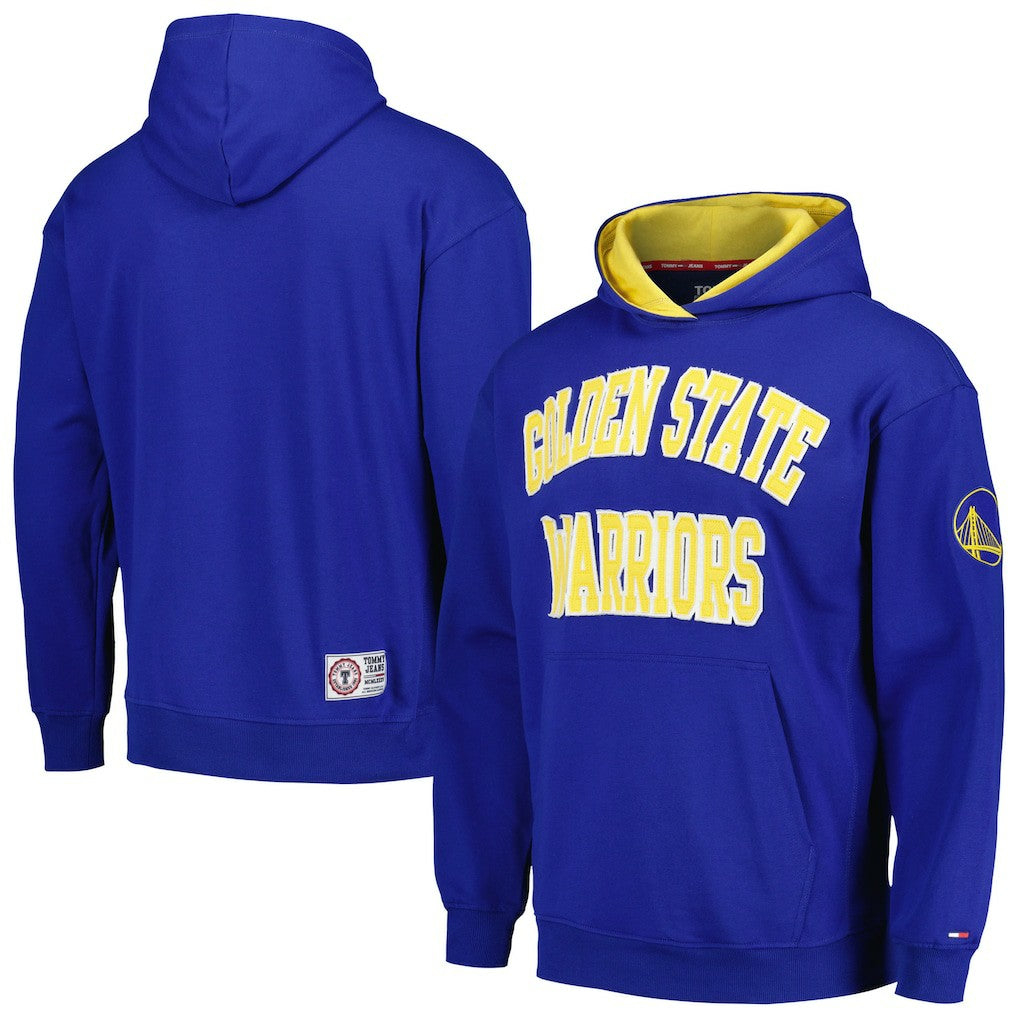 NBA - Golden State Warriors Tommy Jeans Greyson Pullover Hoodie - Royal