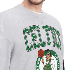NBA - Boston Celtics Tommy Jeans Hayes Crew Neck Pullover Sweatshirt - Heather Gray